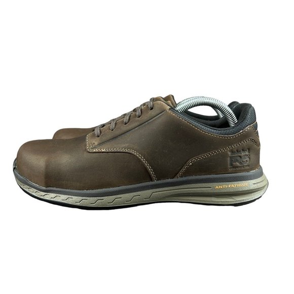 Timberland Pro Drivetrain Oxford Composite Toe Brown Work Shoes Men's Sz 8.5-14W - Picture 3 of 9